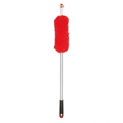 Immagine di Good Grips 3 in 1 allungabile Microfibra Long Reach Duster Sistema con testine intercambiabili, Arancione, Set da 4