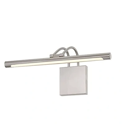 Immagine di Westinghouse Lighting 75015 Luce per quadri LED di 43 cm, dimmerabile, regolabile e cablata, 15 watt, finitura in nichel spazzolato, 3.000 K