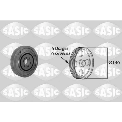 Immagine di SASIC 2156041 Puleggia Albero Motore 146 FIAT: BRAVO 1, Marea Weekend, Stilo Hatchback, LANCIA: Lybra Sedan, Station Wagon
