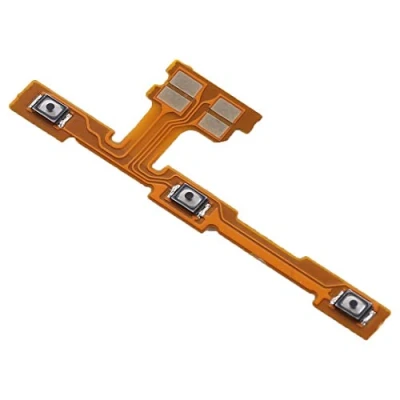 Immagine di COMPATIBILE Per HUAWEI Y6 2019 Ricambio flat flex circuito interno switch key pulsante accensione tasto power on off volume controllo tasti laterali