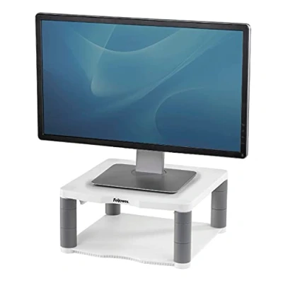 Immagine di Fellowes 91717 Supporto monitor regolabile Platinum, colore platino