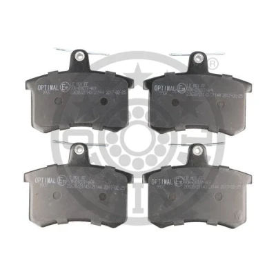 Immagine di OPTIMAL BP 09907 Kit pastiglie freno Assale posteriore Non predisposto per contatto segnalazione usura AUDI: A4 B5 Sedan, Avant, A8 D2