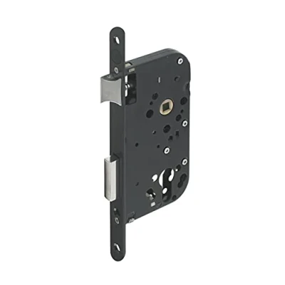 Immagine di Yale Serratura da incasso foro del cilindro, asse 50 mm, baule 148 Y60R A50/N, cassetta di sicurezza reversibile, testa a tonda, porta d&#039;ingresso, servizio, locali sensibili nero