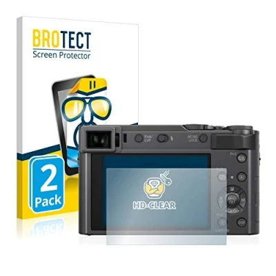 Immagine di brotect Pellicola Protettiva per Panasonic Lumix DC TZ200 Protezione Schermo (2 Pezzi) [Trasparente, Anti Impronte]