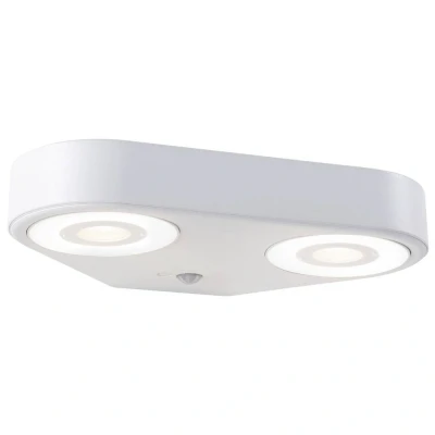 Immagine di Paulmann Silma 94868 Lampada LED da parete per esterno con rilevatore di movimento (monocolore) 11 W Bianco
