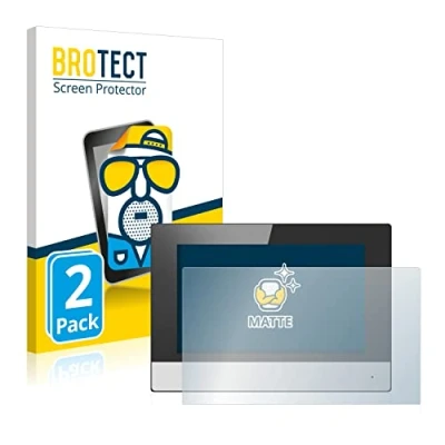 Immagine di brotect Pellicola Protettiva Opaca per Hikvision DS KH6320 WTE2 (stazione interna) Anti Riflesso (2 Pezzi)