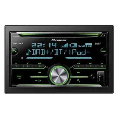 Immagine di Pioneer FH X840DABAN, inclusa antenna DAB, autoradio 2DIN, sintonizzatore CD con FM e DAB+, Bluetooth, MP3, ingresso USB AUX, illuminazione RGB, sistema vivavoce, equalizzatore a 13 bande