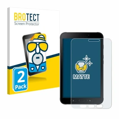 Immagine di brotect Pellicola Protettiva Opaca per Samsung Galaxy Tab Active 2 SM T395 Anti Riflesso (2 Pezzi)