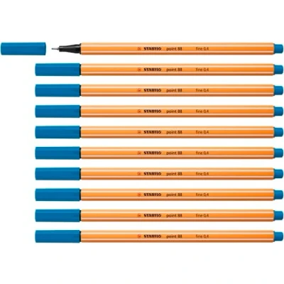 Immagine di Fineliner STABILO point 88 Confezione da 10 Azzurro Chiaro