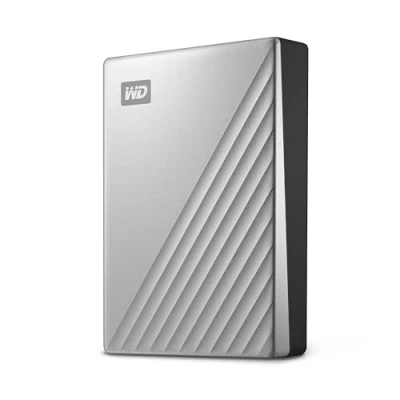 Immagine di WD 6TB My Passport Ultra for Mac HDD portatile USB C con software per gestione di dispositivi, backup e protezione tramite password funziona PC, Xbox X, S, PS4 and PS5 Argento
