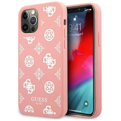 Immagine di GUESS GUHCP12LLSPEWPI Custodia rigida per iPhone 12 Pro Max 6,7&quot;, colore: Rosa