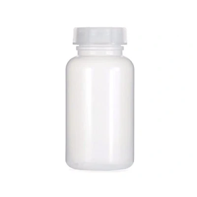 Immagine di 1x flaconi a collo largo da 500 ml in LDPE con chiusura vite, vuoti per prodotti chimici, laboratorio coperchio come contenitore, la cucina, o hobby