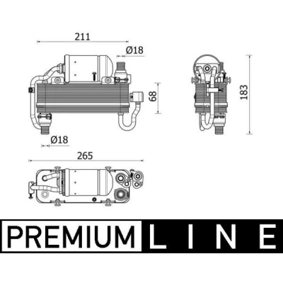 Immagine di MAHLE ORIGINAL AC 960 000P Condensatore con essiccatore 12 8,7 211 BMW: 5 Touring
