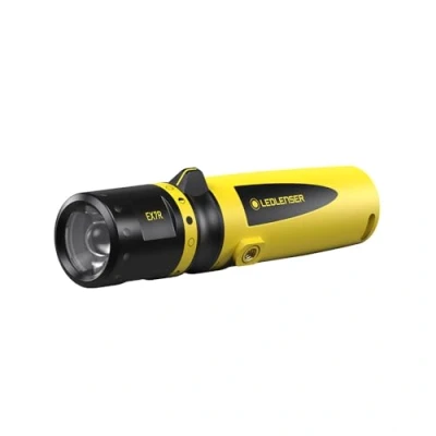 Immagine di Ledlenser EX7R Robusta torcia tascabile per l’officina, ricaricabile con batteria al litio, protetta contro le esplosioni zona EX 0/20, 220 lm, impermeabile IP68, portata luminosa di 140m,