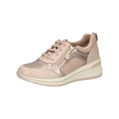 Immagine di CAPRICE Sneaker da Donna Low 9 23304 43, Scarpe Ginnastica, Beige Comb, 38 EU Larga