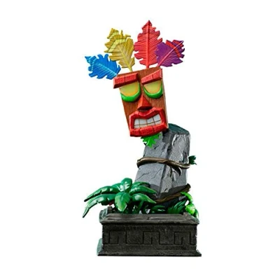 Immagine di First4Figures Crash Statua in Resina di Bandicoot (Mini Aku Mask), Colore, MINAKUST