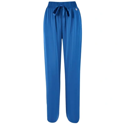 Immagine di Yes Zee Pantalone Donna Morbido Con Coulisse In Vita Mod. P372 EU00 0715 Bluette XS
