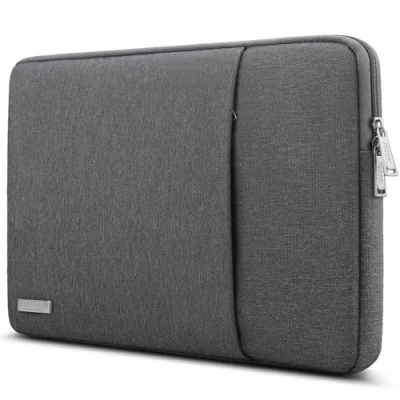 Immagine di TECOOL Custodia pc 14 Pollici per Laptop, Notebook Porta Computer 14&quot; HP Pavilion Elitebook Lenovo Thinkpad Ideapad dell Acer ASUS Chromebook, MacBook Air 15 M3 M2 2024 2023 Borsa,Grigio scuro