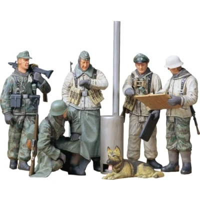 Immagine di Tamiya 300035212 Set Statuette Soldati Tedeschi della seconda Guerra Mondiale, Scala: 1:35