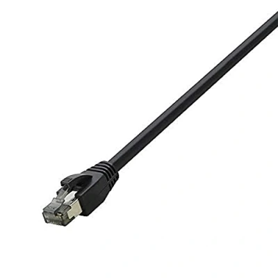 Immagine di LogiLink CQ8103S RJ45 CAT 8.1 S/FTP 15.00 m Nero Schermatura intrecciata, Privo di alogeni 1 pz.