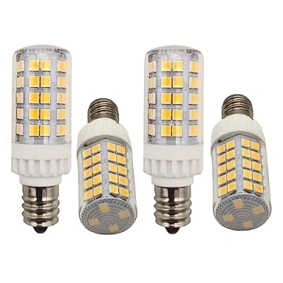 Immagine di QLEE E12 Lampadina Led 5w C7 60 W Equivalente Alogena Luce Diurna T6 Candelabro Per Ventilatore A Soffitto Cucire Serger Light Dryer Fridger Microonde Chandelier 4 Pack