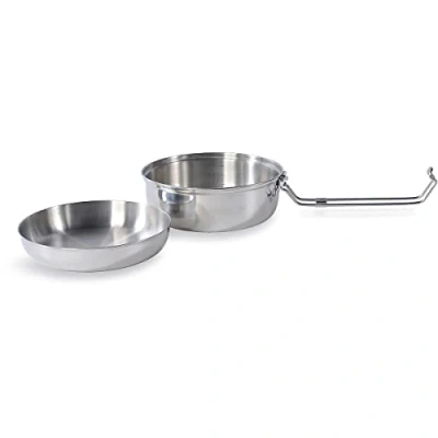 Immagine di Tatonka Scout Set 1,0 L, Stoviglie Unisex Adulto, Trasparente, Ø 18,5 x 7 cm