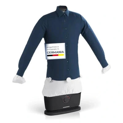 Immagine di CLEANmaxx ferro da stiro automatico Pro Sostituisce stiro, asse piastra a vapore e Apparecchio con manichino per camicie, camicette magliette,