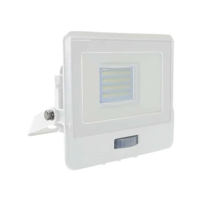 Immagine di V TAC Faro LED da Esterno con Chip Samsung 20W Sensore PIR di Colore Bianco Impermeabile, Luce Freddo