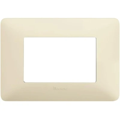 Immagine di Bticino AM4803BAV Placca Matix 3 Moduli, Avorio