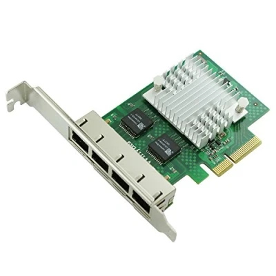 Immagine di WYI350T4 RJ45 PCI E Gigabit Ethernet Network Adapter Card NIC intelI350 T4 I340