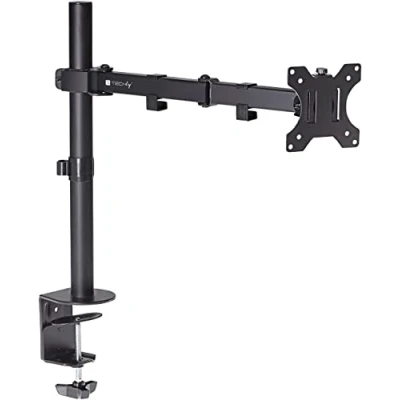 Immagine di Techly 365566 Supporto da Scrivania per Monitor 13 27&quot; Doppio Snodo di Regolazione Nero