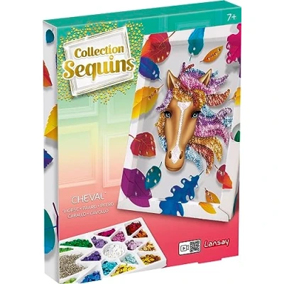 Immagine di Lansay Collezione Paillettes Cavallo Attività manuali Dai 7 anni