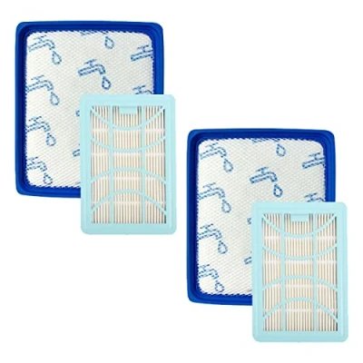 Immagine di Set di 4 filtri ricambio per aspirapolvere Philips PowerPro Expert FC9729/09 FC9741/09 FC9742/09 FC9743/09 FC9744/09 FC9745/09 FC9746/09