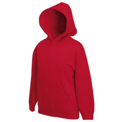 Immagine di Fruit of the loom Felpa con cappuccio da bambino unisex, Red, M