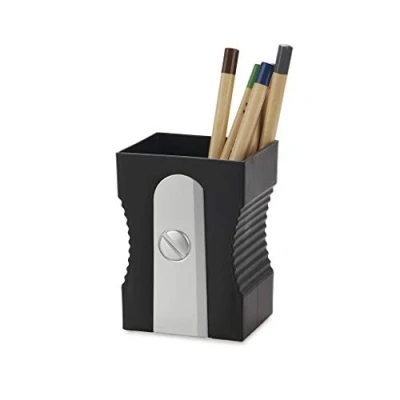Immagine di Balvi Porta matite Sharpener Colore Nero Mantenere la scrivania organizzata Originale e Divertente a