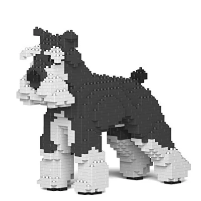 Immagine di JECKA Animal Building Blocks for Kidults Standard Schnauzer 01S M01
