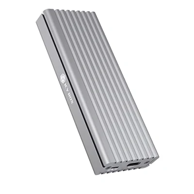 Immagine di ICY BOX Adattatore M.2 NVMe con custodia, USB 3.1 (Gen2, 10 Gbit/s), sistema di raffreddamento, C, A, PCIe M Key, alluminio, argento