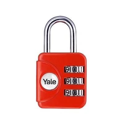 Immagine di Yale YP1/28/121/1R Lucchetto da Viaggio a Combinazione, Rosso, 28 mm