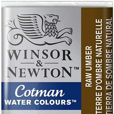 Immagine di Winsor &amp; Newton 301696 Cotman Colori Acquerello, Viridian, Umbra Natur, 1.9x1.6x1.1 cm, 5 unità
