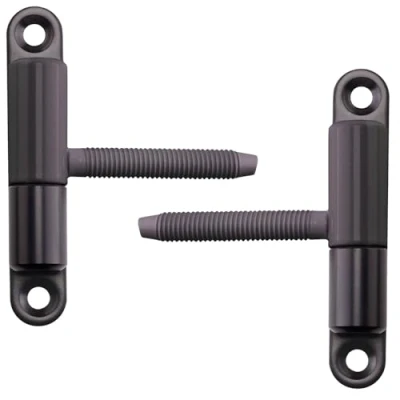 Immagine di SOTECH 2 pz. cerniere per porte forare cerniera 15 x 83 mm con perno M8 47 interne avvitare/forare (acciaio nero)