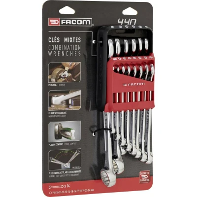 Immagine di Facom 440.JP14PB Kit chiavi combinate 14 parti 7 24 mm