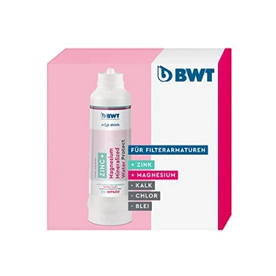 Immagine di BWT Filtro acqua AQA drink Zinc + MP400 Candela filtrante con zinco e magnesio potabile Filtra calcare, cloro, piombo rame