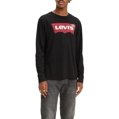 Immagine di Levi&#039;s Graphic CREW Maglietta a manica lunga, Uomo, Taglia: XXS, Better black