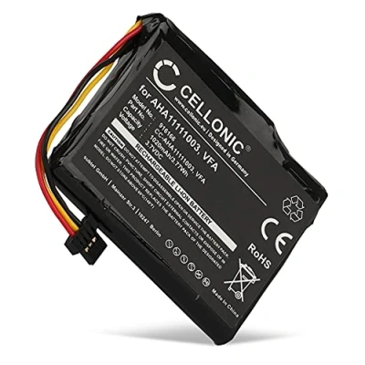 Immagine di CELLONIC® Batteria VFA VF6D AHA11111003 AHA11111006 Compatibile con Tomtom Go 5000, 500 / Via 1605 Start 60, 60 (4EN62) Affidabile Ricambio da 1020mAh per navigatore GPS