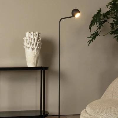 Immagine di Lucide Comet Piantana LED, nera, dimmerazione a 3 livelli, altezza 138 cm