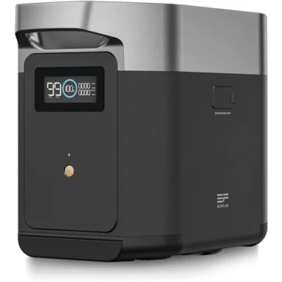 Immagine di Batteria supplementare EcoFlow DELTA 2, 1 kWh di capacità aggiuntiva, il prodotto è inutilizzato, solo una parte dell&#039;imballaggio difettosa (Ricondizionato)