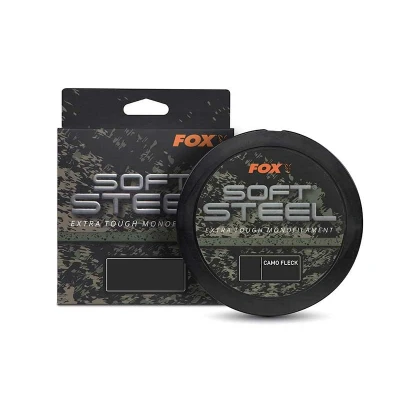 Immagine di Fox Soft Steel Fleck Camo Mono Karperlijn 0.37mm/9.1kg (1000m) Nylon vislijn