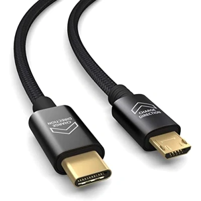Immagine di 0,5 m MICRO cavo da USB a C, OTG, di ricarica per computer bicicletta Compatibile Bosch Intuvia, Kiox, Nyon 1, Yamaha, drone DJI, gimbal