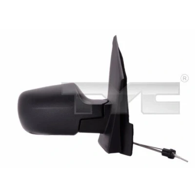 Immagine di Specchietto retrovisore esterno Tyc 310 0019 Dx nero Regolazione:comando cavo flessibile, convesso FORD: FIESTA 5, 5 Van