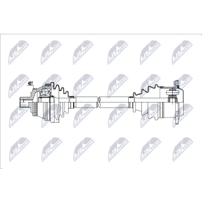 Immagine di Albero motore/Semiasse NTY NPW AU 091